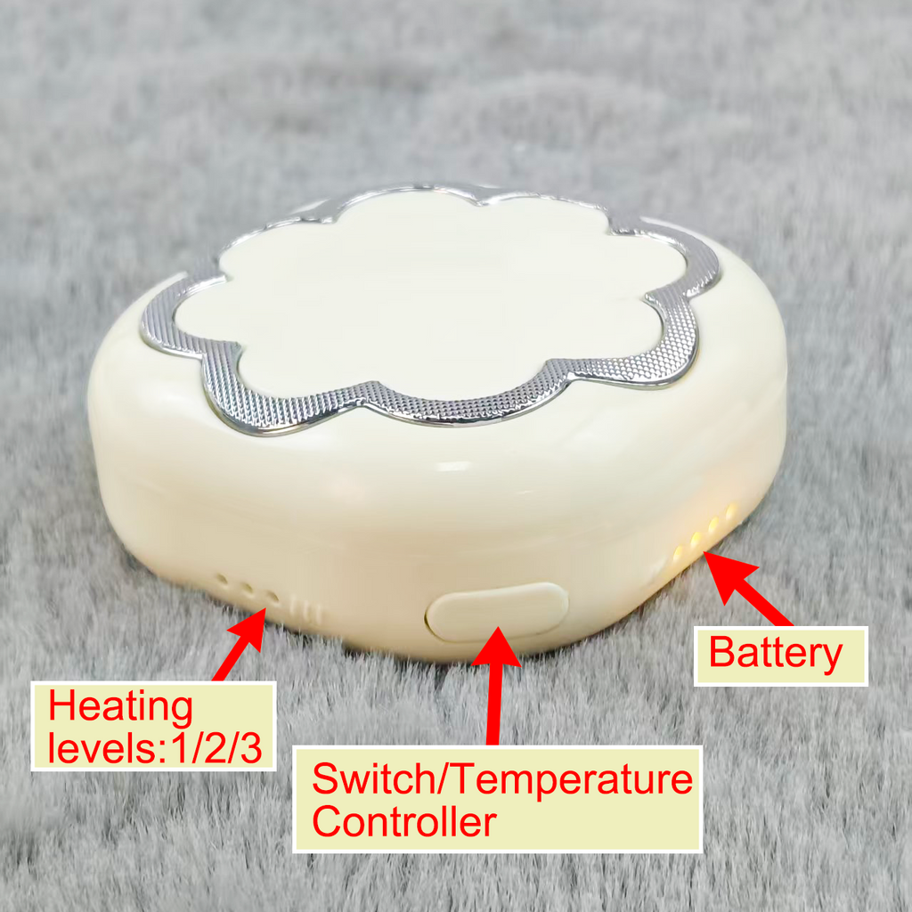 Graphene Heat Therapy Wearable - Moxibustion Simulation, 6-Core High Power, No Burn Skin, Rapid Pain Relief with Magnetic Design