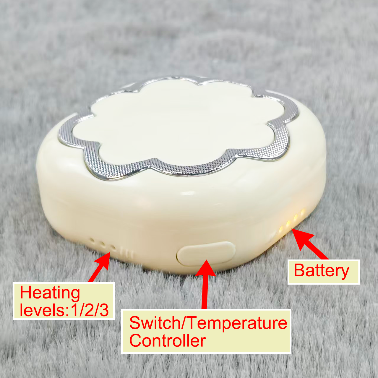 Graphene Heat Therapy Wearable - Moxibustion Simulation, 6-Core High Power, No Burn Skin, Rapid Pain Relief with Magnetic Design