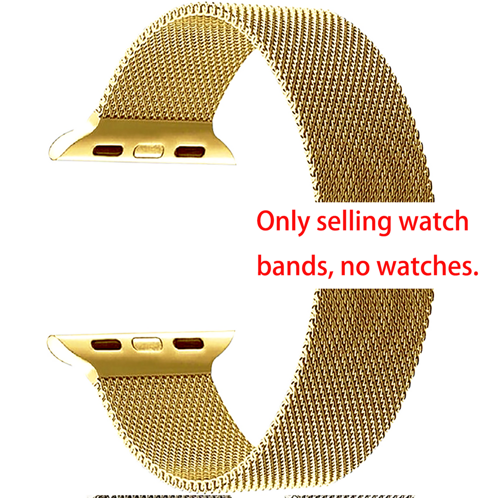 Stainless Steel Magnetic Watch Band for Apple Watch - Compatible with All Series