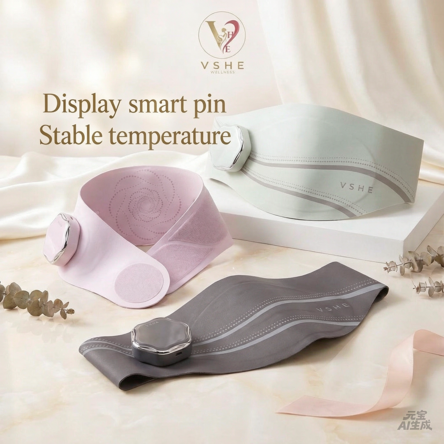 VSHE K2 Graphene Heating Belt – 4 Heat Settings, Fast Warm-Up