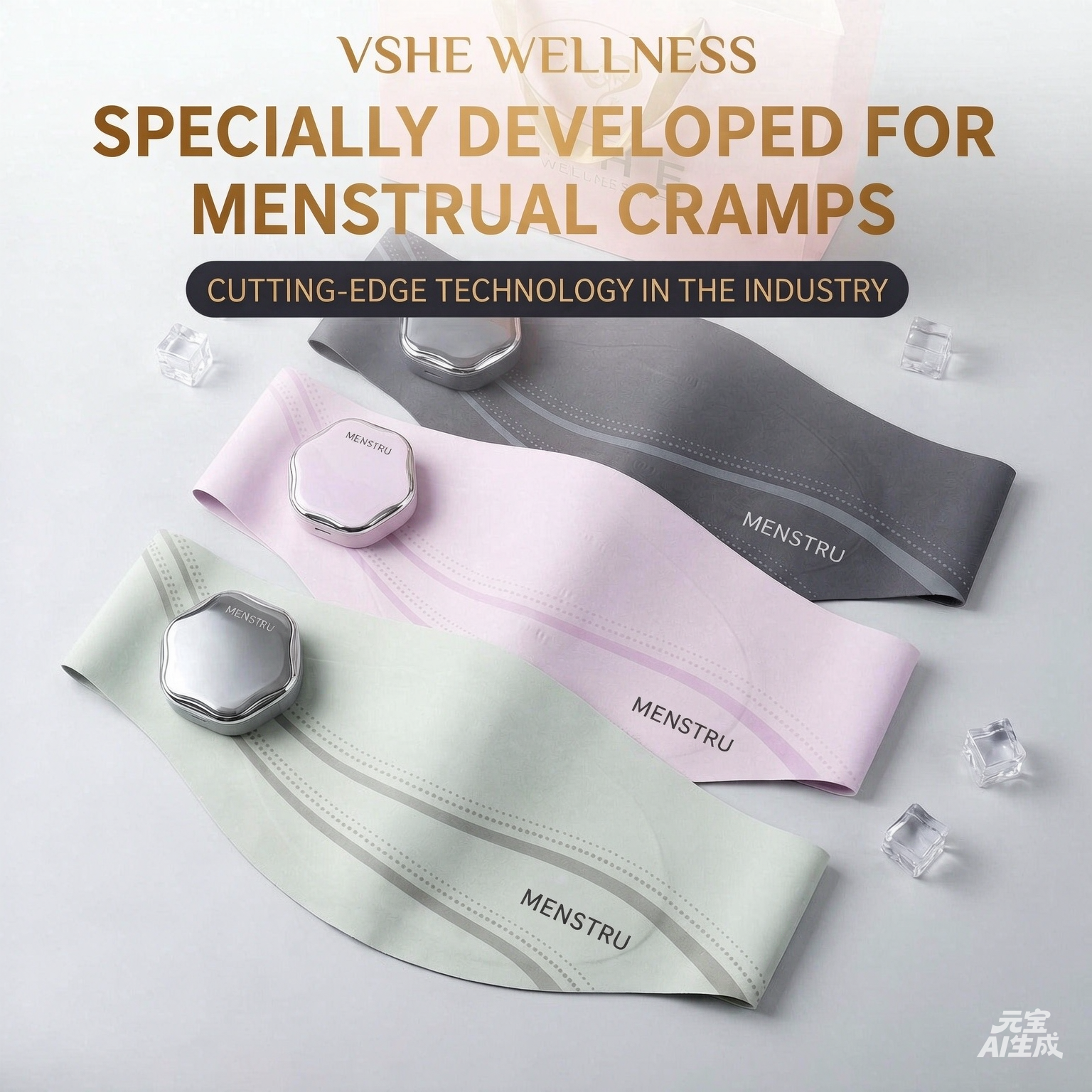VSHE K2 Graphene Heating Belt – 4 Heat Settings, Fast Warm-Up