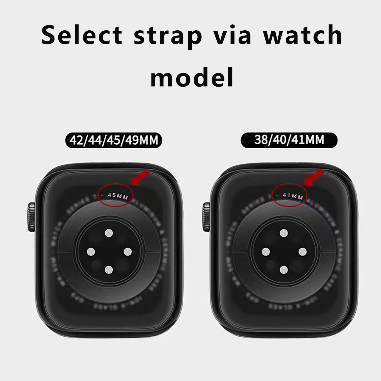 Stainless Steel Magnetic Watch Band for Apple Watch - Compatible with All Series